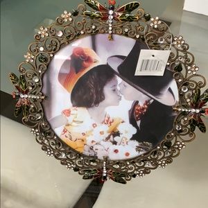 Dragon Flies Round Frame NWT